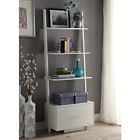 8043491w Convenience Concepts American Heritage Ladder Bookcase With File 095285414215