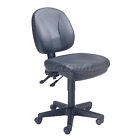 808653 Interion Multifunctional Task Chair Leather Black 707022042079