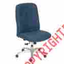 808666bl Paramount Big Tall Chair No Arms Blue