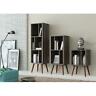 23603wt 841733100977 Ideaz International Terrarum Walnut Large Cubby Bookcase