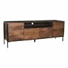 849043095747 Aurelle Home Winnie Modern Entertainment Unit Brown Bohemian