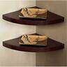 Xf11115-2 878073009110 Danya Set Of Laminated Walnut Veneer Wall Mount
