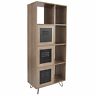 889142739128 Lancaster Home Cube Rustic Storage Organizer Bookcase With
