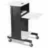 7176412 89759 Balt Adjustable Presentation Cart 18w X 30d 40-1 4h Black Gray 717641897592
