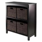 92527 Winsome Trading Storage Shelf With Small Baskets 021713925275