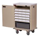 6220 939.95 Treatment Cart Locking Doors Harloff New Bin W Free Ship