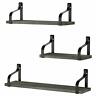 98519595 Floating Shelves Wall Mounted Rustic Wood Set Of 0000000000000