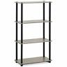 99557gyw-bk 99557gywbk Furinno Multipurpose Shelf Display Rack French 816718021738
