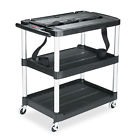 9t28 Rubbermaid Reg Commercial Mediamaster Three-shelf