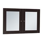 A183-esp Unique Furniture Glass Doors For Hutches Bookcases Espresso 847365007530