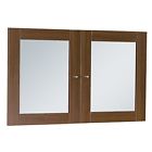 A183-wal Unique Furniture Glass Doors For Hutches Bookcases Walnut 847365008070