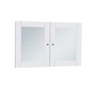 A183-wh Unique Furniture Glass Doors For Hutches Bookcases White 847365041954