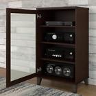 Ad81840 Bush Furniture Somerset Media Cabinet In Mocha Cherry 722651172430