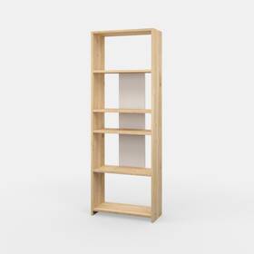 Ada Home Decor 736684952921 Diosp Modern Bookcase Oak/white And Contemporary