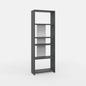 Ada Home Decor 736684952976 Diosp Modern Bookcase Anthracite/white And Contemporary