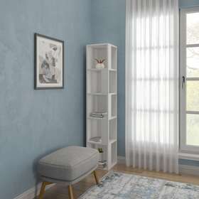 Ada Home Decor 740224253799 Baltic Modern Bookcase - 63.39ftft H X 13.39ftft W D