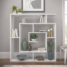 Ada Home Decor 742833154986 Briscoe Modern Bookcase White Americana And Contemporary