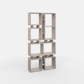 Ada Home Decor 742833158762 Bancroft Modern Bookcase Light Mocha And Contemporary
