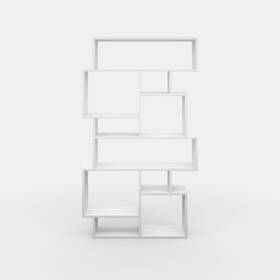 Ada Home Decor 742833158915 Berkshire Modern Bookcase White And Contemporary