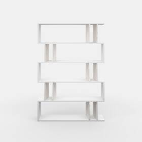 Ada Home Decor 742833159011 Berwyn Modern Bookcase White/ivory And Contemporary