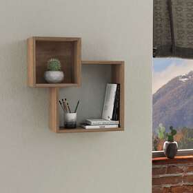 Ada Home Decor 742833160048 Wilkins Modern Wall Shelf Oak