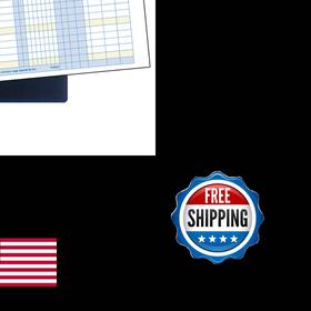 B000uhfgfc Adams Weekly Payroll Record 20 Employees Spiral 11x8.5 Inch White Afr50