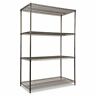 Ale-sw50-4824ba Alera Wire Shelving Kit Shelves Black 042167924386