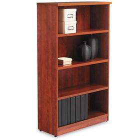 Alera 042167302399 Valencia Series Bookcase Four-shelf 31 3/4w X 14d 54 7/8h Medium Cherry