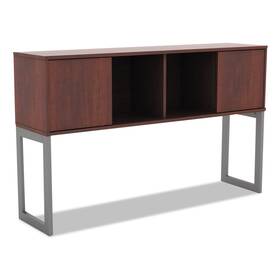 Alelshh60mc Alera Open Office Desk Series Hutch 59w X 15d 36.38h Medium Cherry