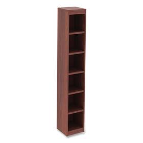 Aleva67212mc Alera Valencia Series Narrow Profile Bookcase Six-shelf 11.81w X 11.81d 71.73h