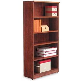 Va636632mc Alera Book Rack - 65 Inch Height X 31.8 Width 4.9 Depth 5 Compartment S