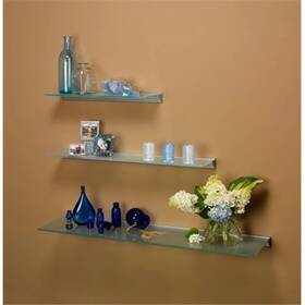 Amore Designs Gce836op Glace Opaque Glass Shelf- 8 X 36 Inch