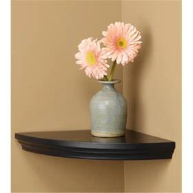 Amore Designs Vil1212pe Wood Shelving Villages Pecan Corner Shelf