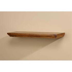 Vil824pe Amore Designs Wood Shelving Villages Pecan Straight Shelf- 24 Inch