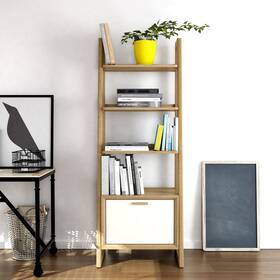 Anderson Teak 604947382429 Kathy Ladder Shelf Bookcase