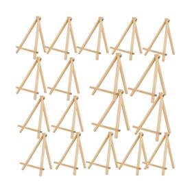 21112 Andes 9.4 Inch Tall Natural Pine Wood Tripod Easel Photo Painting Display Por... Fast Ship