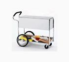 B268 Charnstrom Back To School Solid Metal Cart W 16in Rear Tires And Cushioned Ergo Handle 190259435668