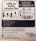 0662015 Bard Safety 1.5 20g Ref . Liftloc 12 Infusion Box Set