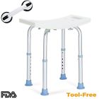 Be62034w Oasisspace Shower Chair Adjustable 1909073822504