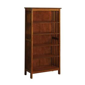 Benzara 842822149389 Valencia I Traditional Media Shelf Antique Oak Brown Americana