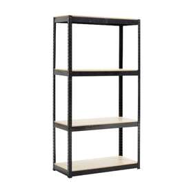 Bestcosty 921047453164 Storage Shelf 4-tier Book Display Rack For Home Black Industrial