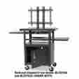 Blt27532 Balt Height-adjustable Tv Cart Four-shelf 24w X 18d 62h Black Box 2 Of