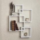 Br1023wh Danya Intersecting Cube Shelves White 812743022511