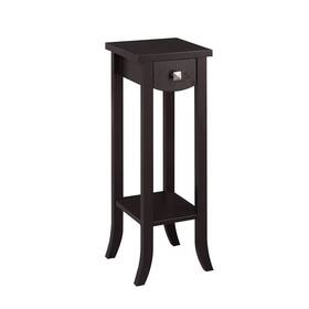 89783939 Breighton Home 32 Inch Newport Prism Tall 2 Tier Plant Stand Espresso -