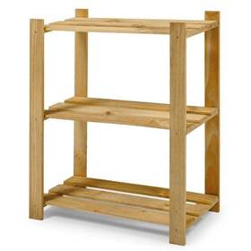 Bridge Brazil 850031534902 3 Shelf Slatted Storage Unit Furniture Dash