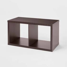 83499964 Brightroom 2 Cube Organizer Espresso Anti-tip Anchoring Hardware -