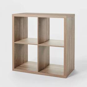 83499986 Brightroom Modern 4 Cubes Cube Organizer Storage Stackable Modular Bins 13 Inch Gray