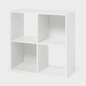 93209250 Brightroom 11 Inch 4 Cube Book Shelf White -