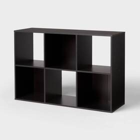 93209255 Brightroom 11 Inch 6-cube Book Shelf Black -