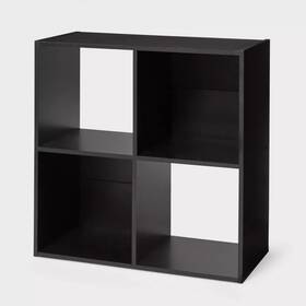 93209257 Brightroom 4-cube Book Shelf Black -